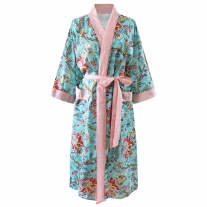 Dressing Gown-Blue Orchid