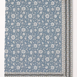 Table Cloth (Azure Vine Block Print)